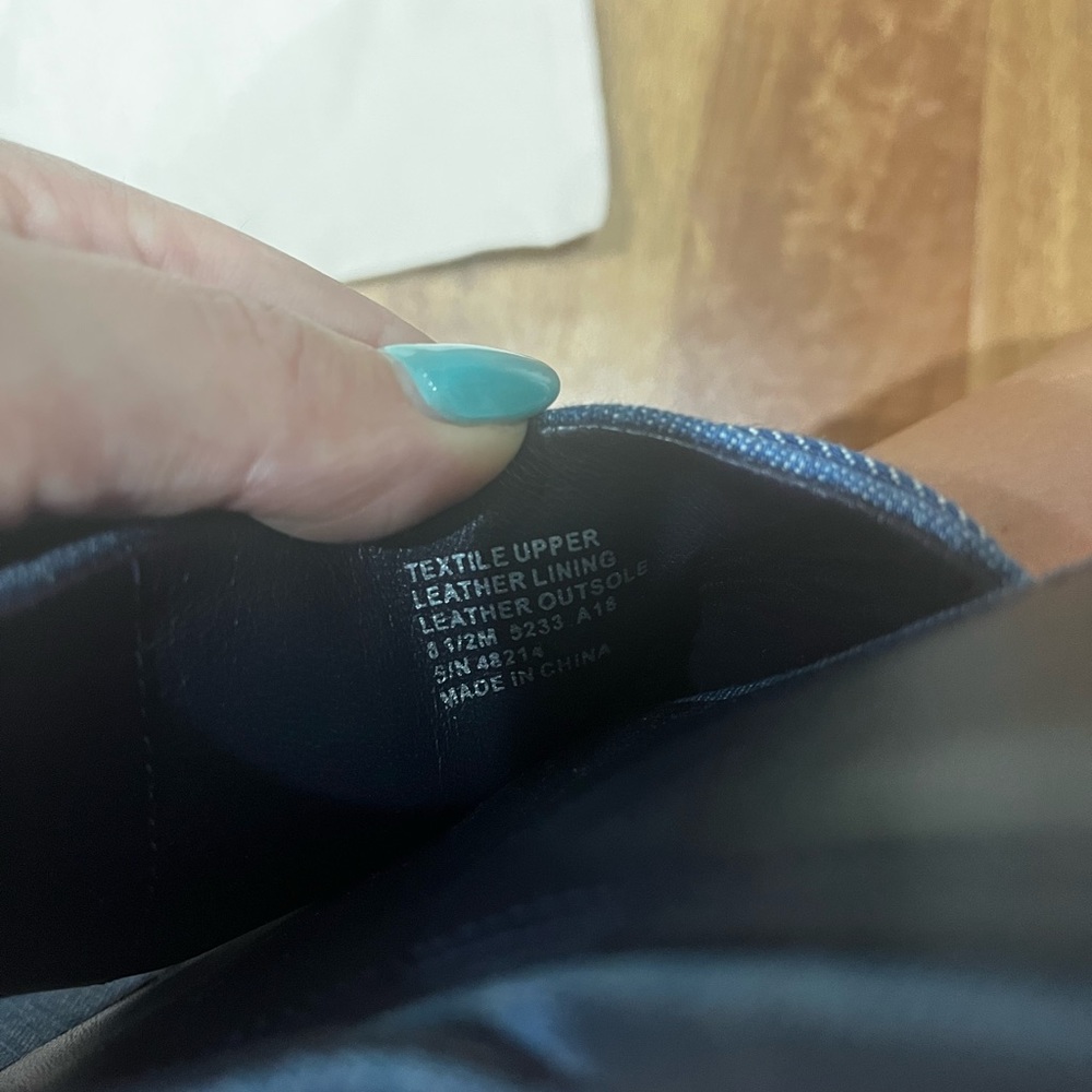 NWOT Tory burch knotted jean slides 8.5 - Picture 5 of 5